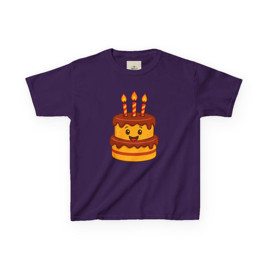 Birthday Cake Kids Heavy Cotton Tee