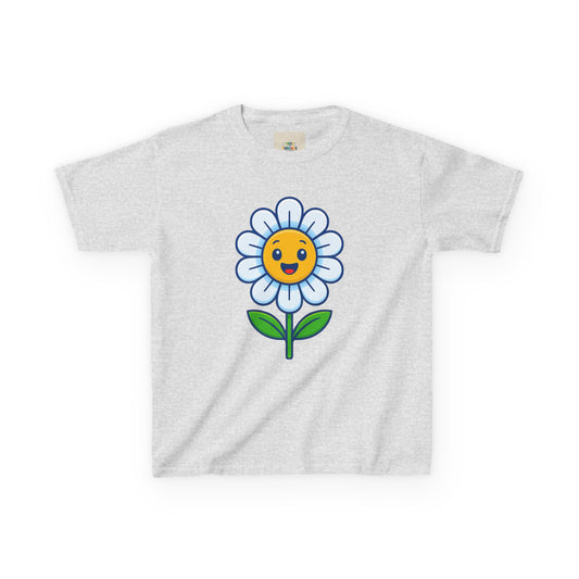White Flower Kids Heavy Cotton Tee