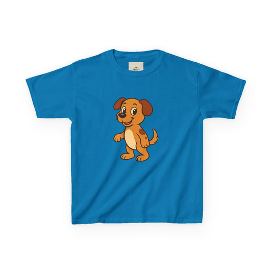 Adorable Puppy Kids Heavy Cotton Tee